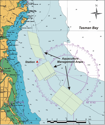 Map of buoy