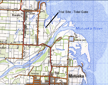 Map of DIDSON trial site