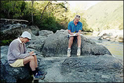 Conducting riparian river surveys