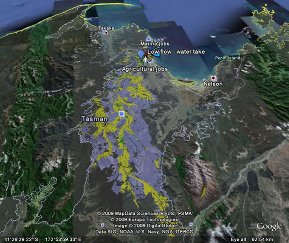 Google Earth visualisation of IDEAS scenario